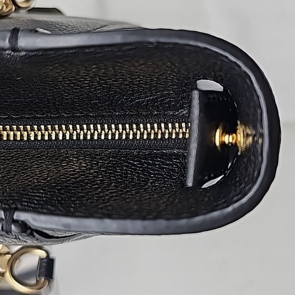 Coach Turnlock Ladies Pebbled Leather Tote MEDIUM Handbag 57107 NEW WITH… - Picture 10 of 12